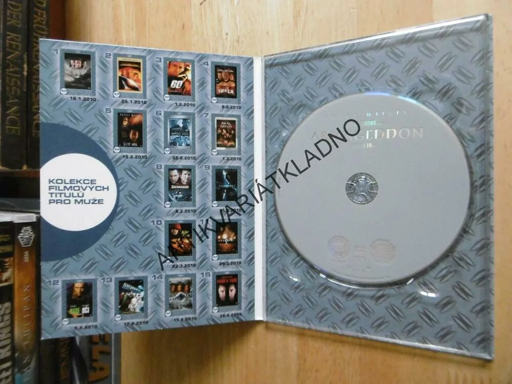 ARMAGEDDON, BRUCE WILLIS, DVD FILM