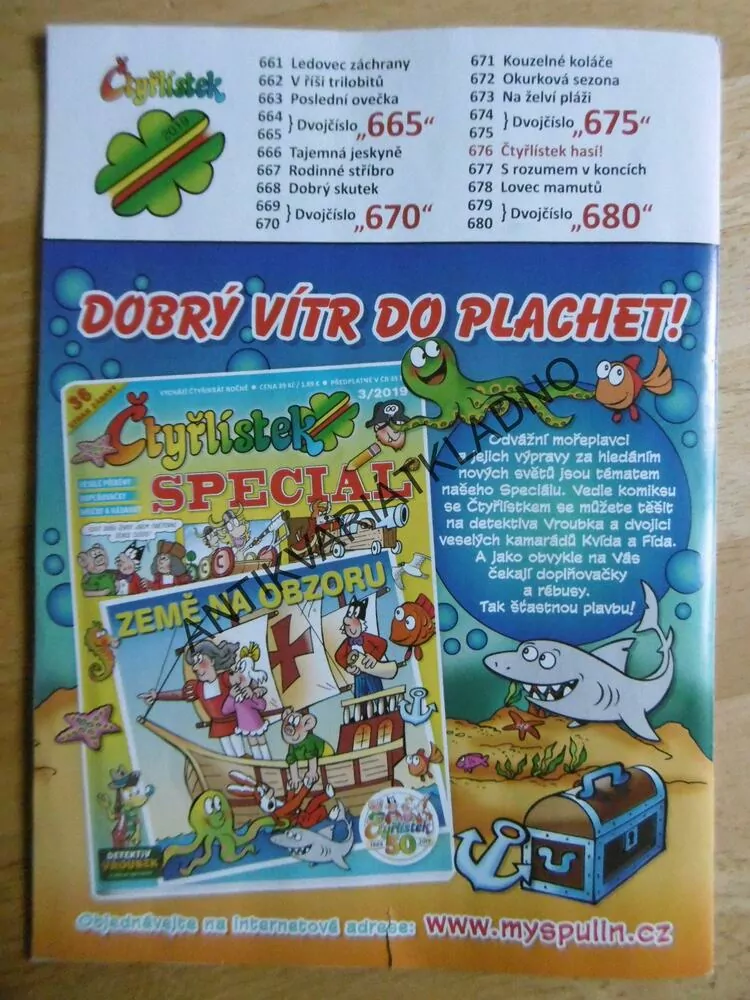 ČTYŘLÍSTEK 676 - ČTYŘLÍSTEK HASÍ!