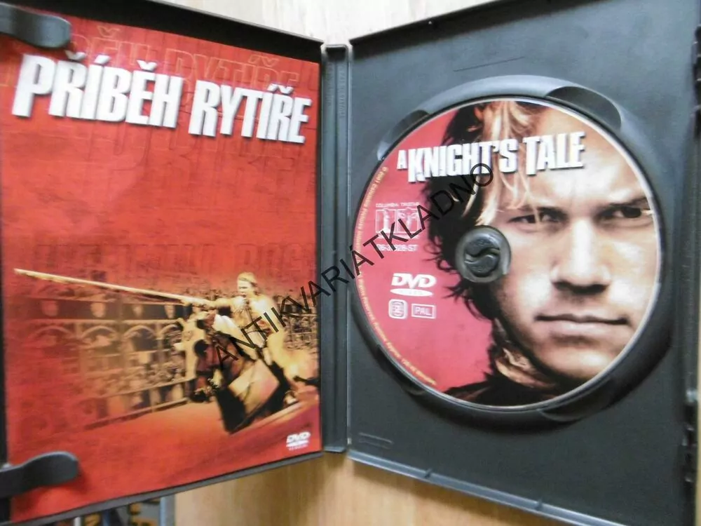 HEATH LEDGER, PŘÍBĚH RYTÍŘE, DVD FILM