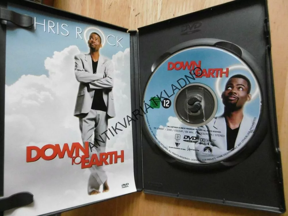 DOWN TO EARTH, CHRIS ROCK, DVD FILM