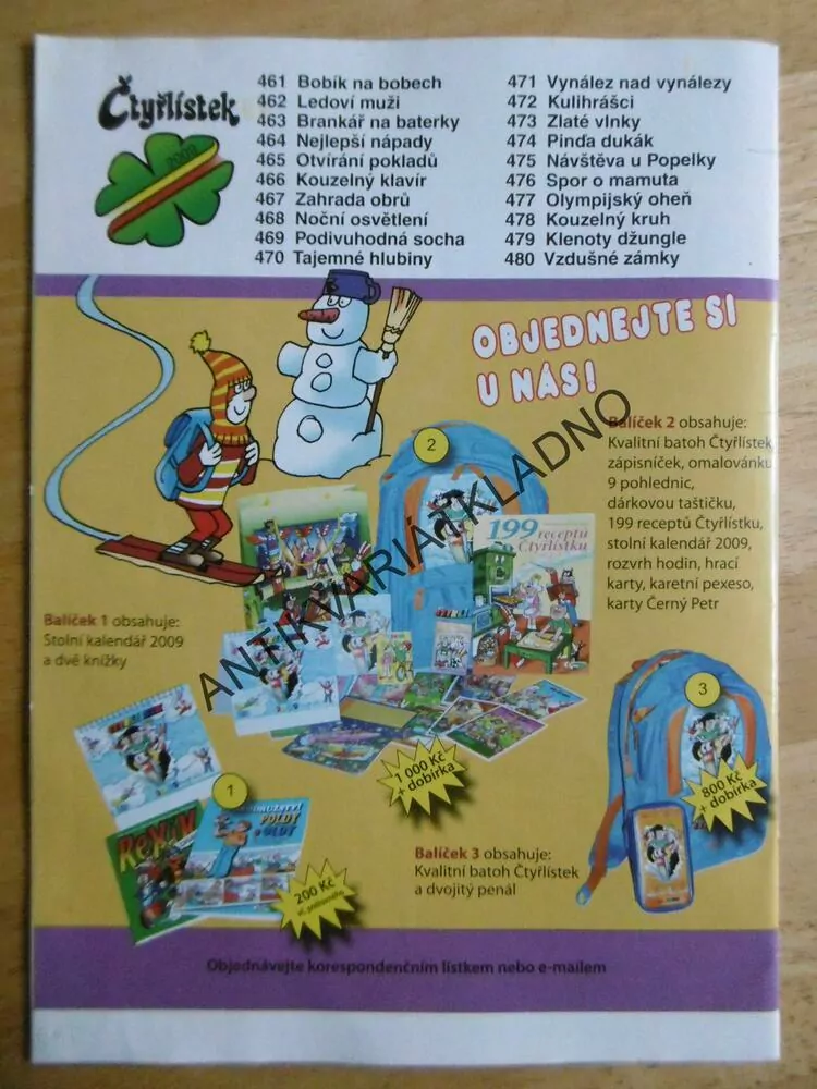 ČTYŘLÍSTEK 462 - LEDOVÍ MUŽI