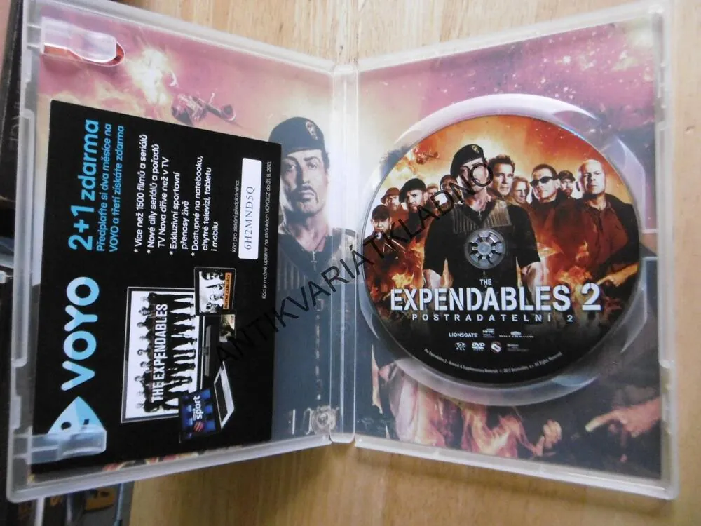 POSTRADATELNÍ 2, BRUCE WILLIS, DVD FILM
