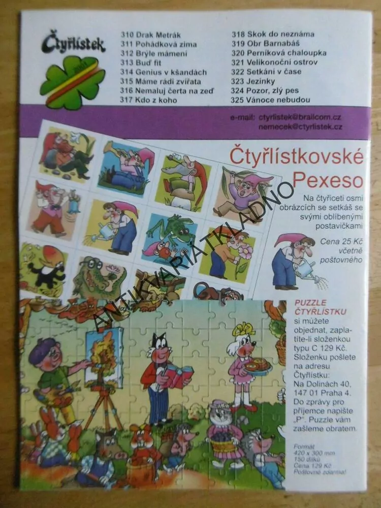 ČTYŘLÍSTEK 311 - POHÁDKOVÁ ZIMA