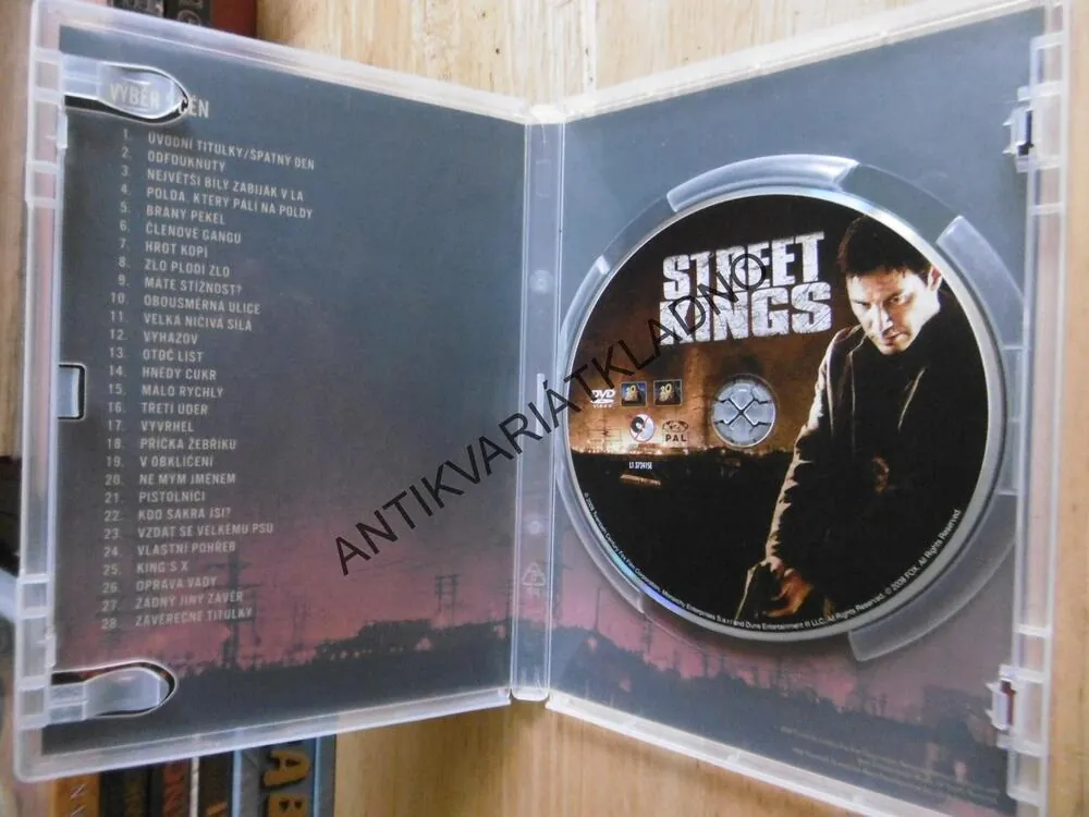 STREET KINGS, KEANU REEVES, DVD FILM