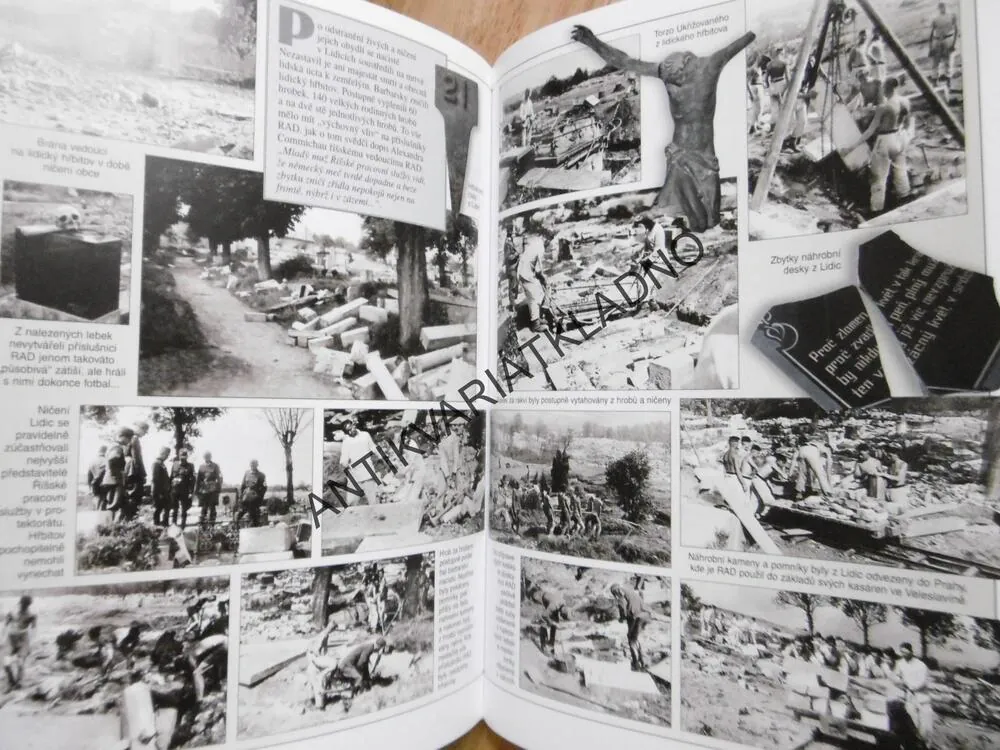 LIDICE, PŘÍBĚH ČESKÉ VSI, STEHLÍK, KLADNO, **an