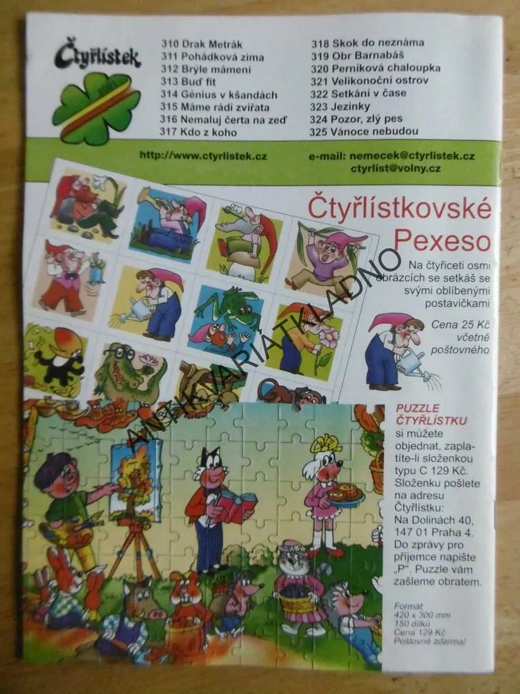 ČTYŘLÍSTEK 313 - BUĎ FIT!