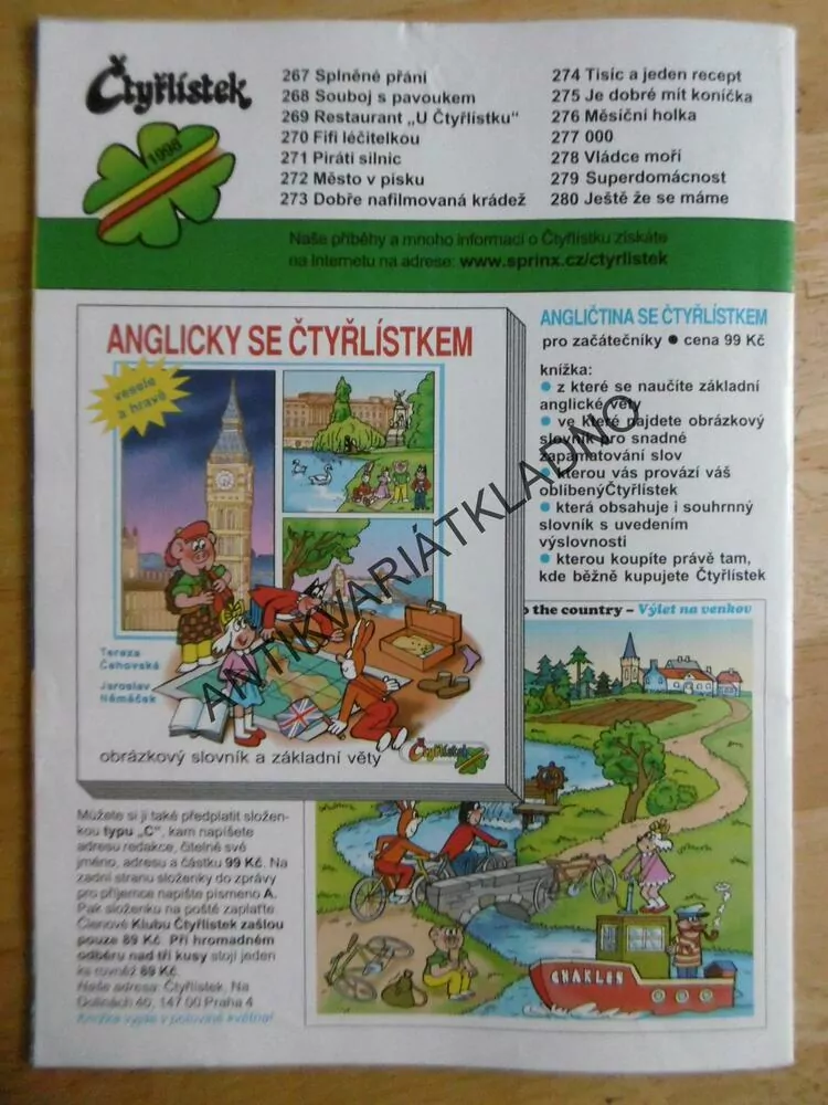 ČTYŘLÍSTEK 271 - PIRÁTI SILNIC