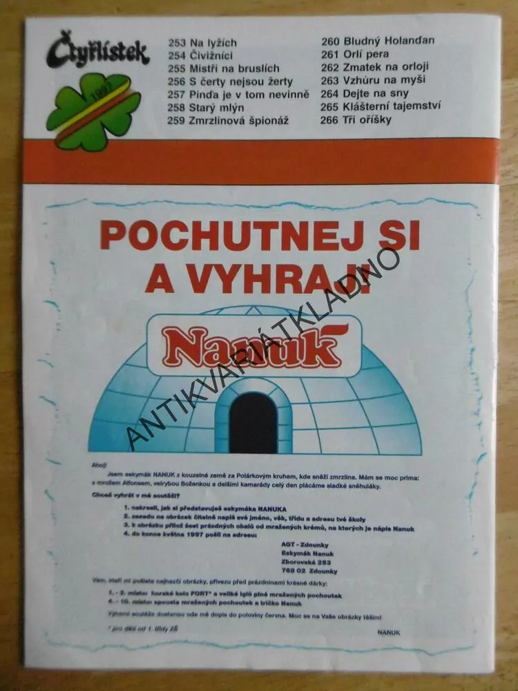 ČTYŘLÍSTEK 257 - PINĎA JE V TOM NEVINNĚ