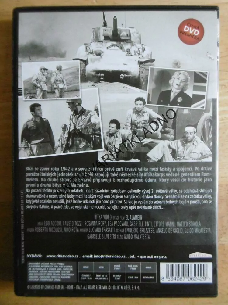 EL ALAMEIN, DVD FILM 