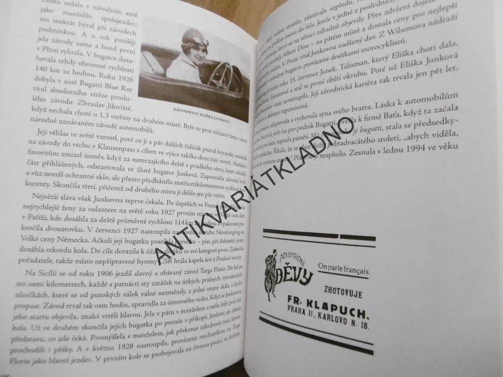 VÍTEJTE V PRVNÍ REPUBLICE, ANTONÍN KLIMEK,