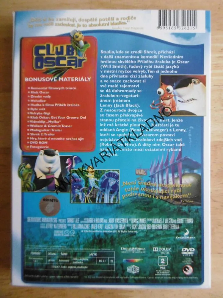 PŘÍBĚH ŽRALOKA, DVD FILM