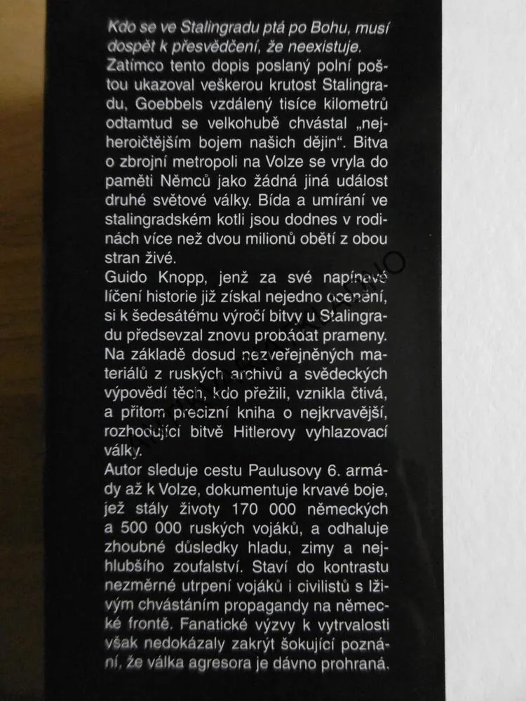 STALINGRAD, PEKLO NA VOLZE, GUIDO KNOPP, **an
