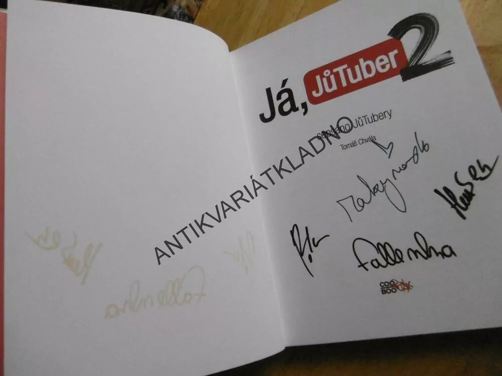 JÁ, JŮTUBER 2 - AUTOGRAMY, **an