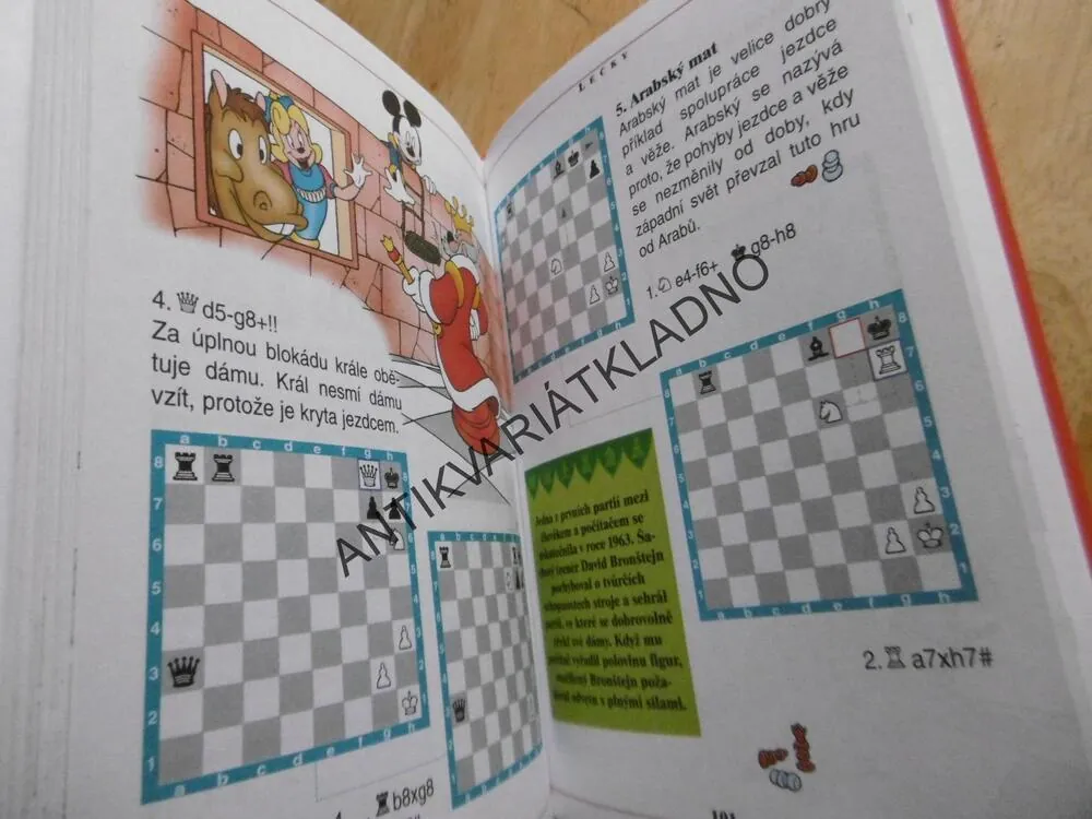 SPECIÁLNÍ PŘÍRUČKA MLADÝCH SVIŠŤŮ, ŠACHY S ANATOLIJEM KARPOVEM, WALT DISNEY, **an