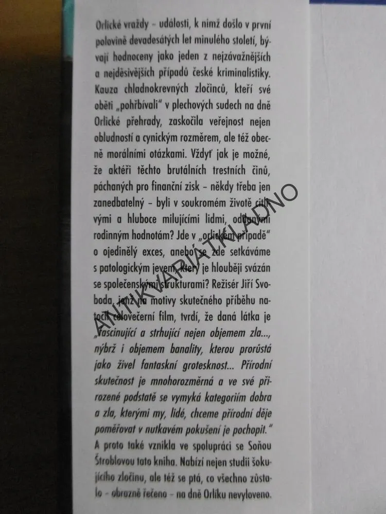 SAMETOVÍ VRAZI, JIŘÍ SVOBODA, SOŇA ŠTROBLOVÁ, **an