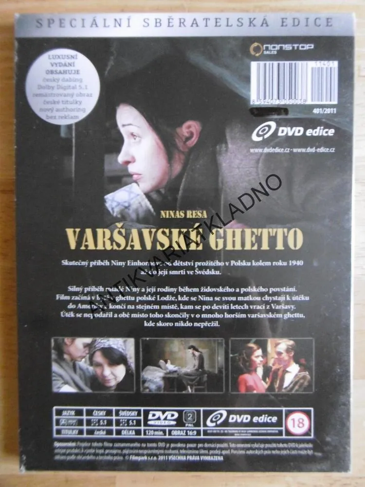 VARŠAVSKÉ GHETTO, DVD FILM