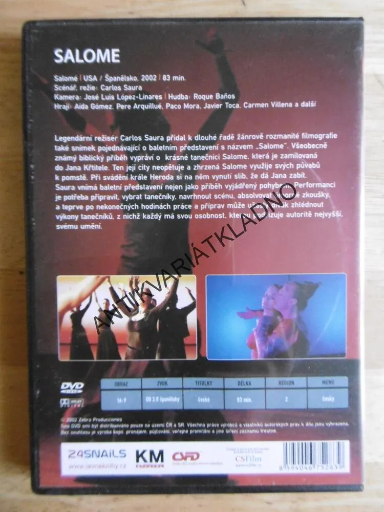 SALOME, DVD FILM 