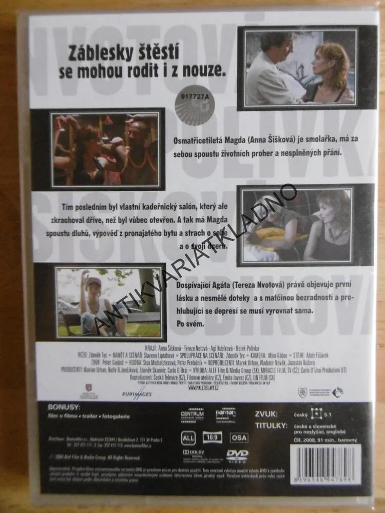 MALÉ OSLAVY, DVD FILM ČR