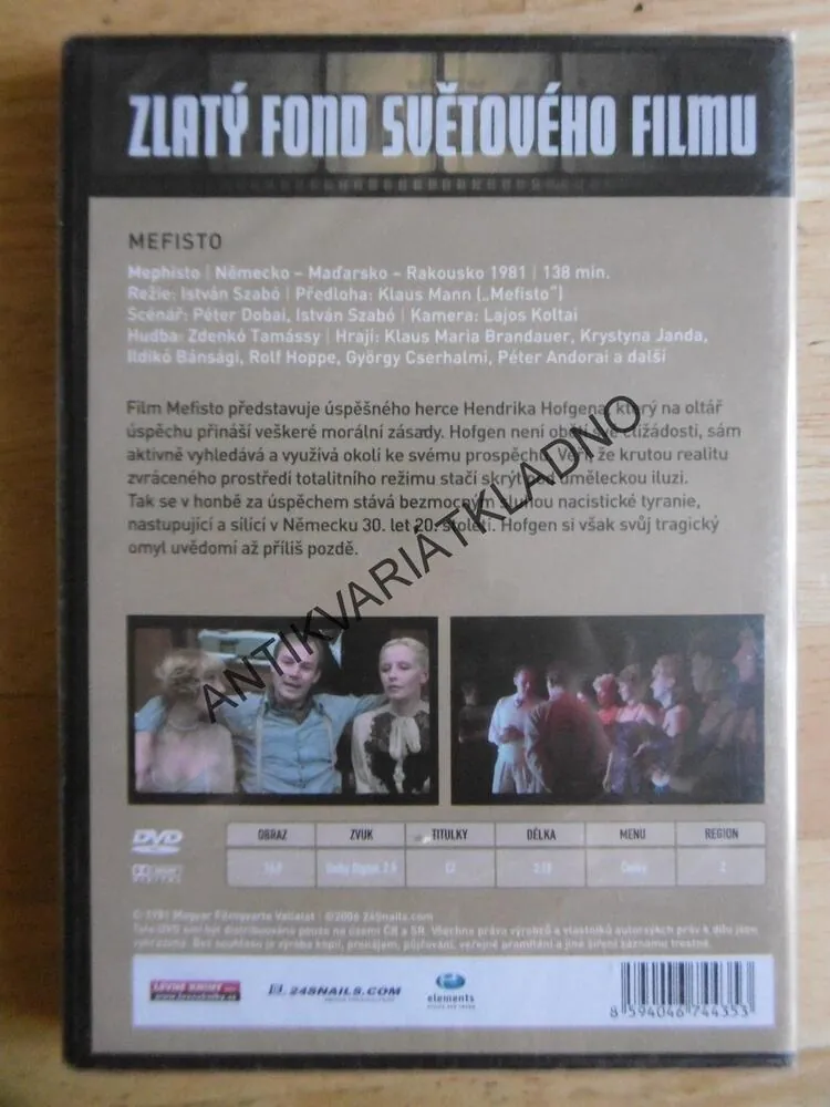 MEFISTO, DVD FILM