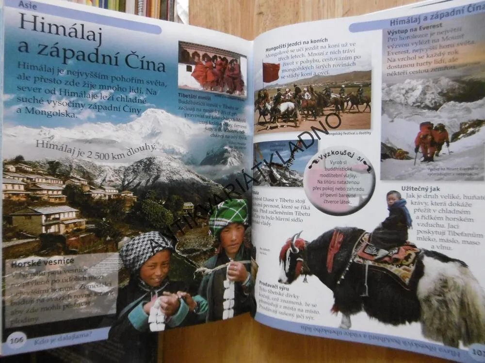PRVNÍ ATLAS, DĚTSKÝ OBRÁZKOVÝ ATLAS ZEMÍ CELÉHO SVĚTA, **an