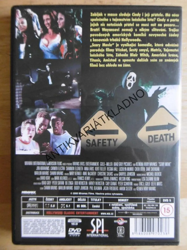 SCARY MOVIE, DVD FILM