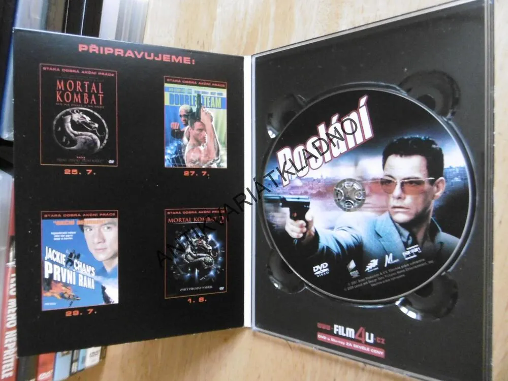 POSLÁNÍ, JEAN CLAUDE VAN DAMME, DVD FILM