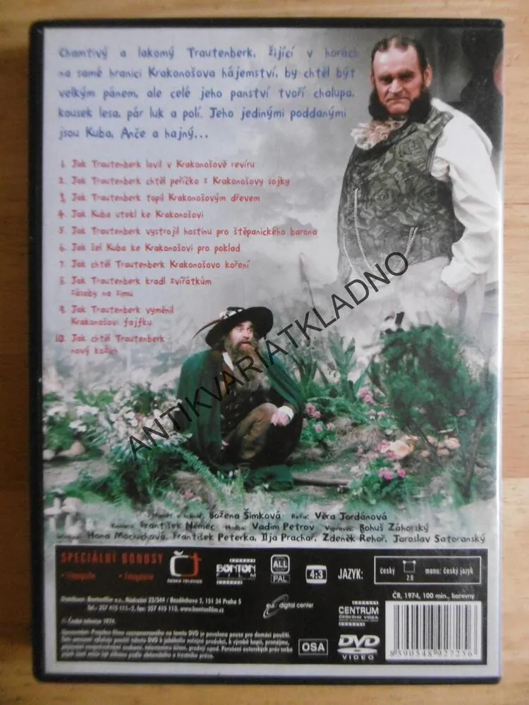 KRKONOŠSKÉ POHÁDKY 1, DVD FILM POHÁDKA