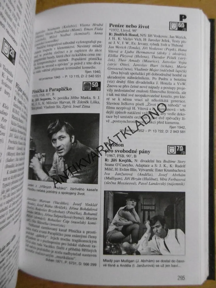 LEXIKON ČESKÉHO FILMU, 2000 FILMŮ, 1930 - 1997, VÁCLAV BŘEZINA, **an