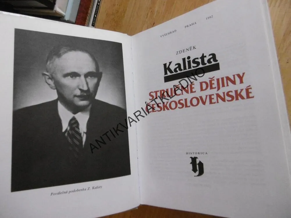 STRUČNÉ DĚJINY ČESKOSLOVENSKÉ, ZDENĚK KALISTA, **an