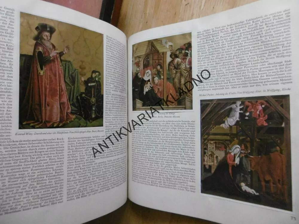 DIE MALEREI DER GOTIK UND FRÜH RENAISSANCE, GOTICKÁ A RANĚ RENESANČNÍ MALBA,  NĚMECKY, **an