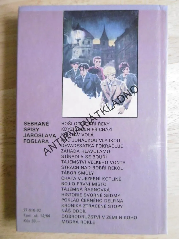 ZÁHADA HLAVOLAMU, FOGLAR, FISCHER, **an