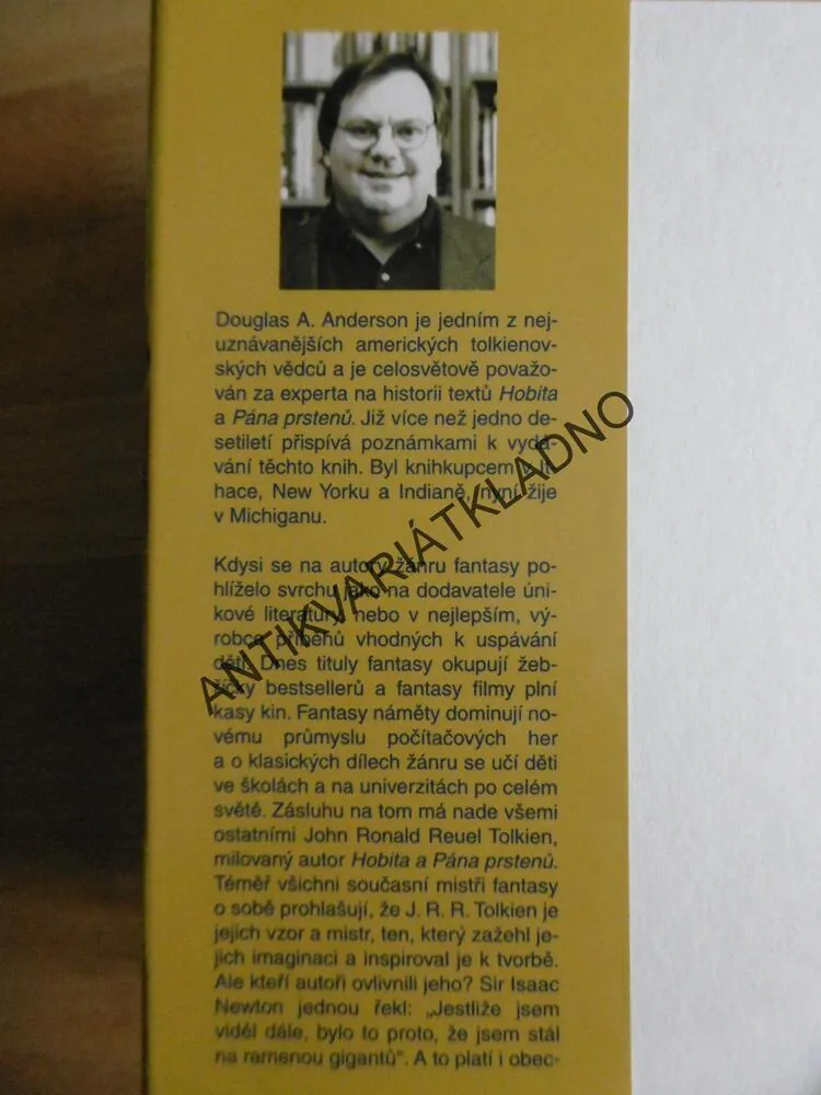 OTCOVÉ PRSTENU, DOUGLAS A. ANDERSON, **an