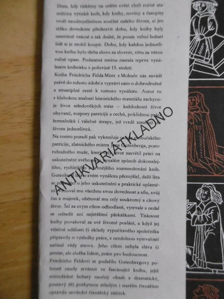 MISTR Z MOHUČE, FRIEDRICH FELD, **an