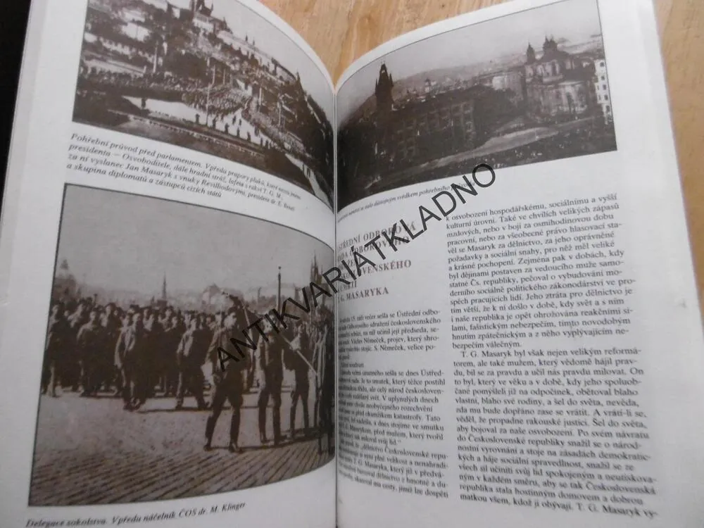 ODKAZ T. G. MASARYKA, **an