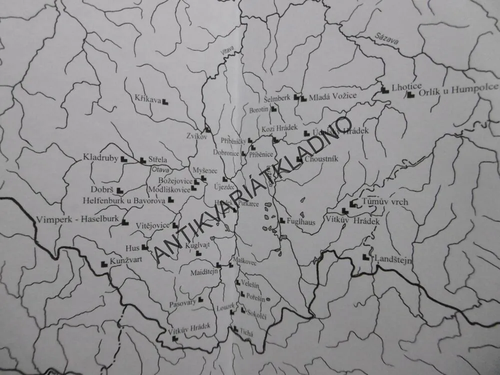 ZŘÍCENINY HRADŮ, TVRZÍ A ZÁMKŮ, JIŽNÍ ČECHY, TOMÁŠ DURDÍK, **an