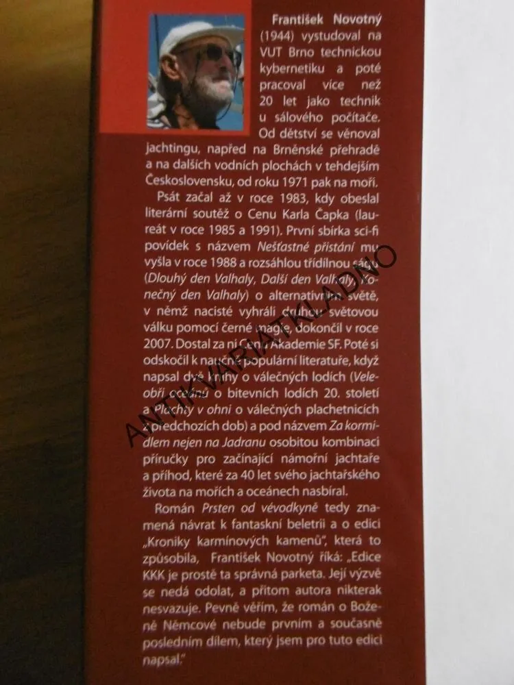 PRSTEN OD VÉVODKYNĚ, FRANTIŠEK NOVOTNÝ, **an