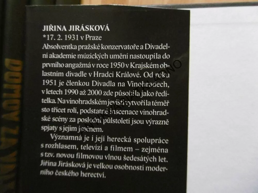 JIŘINA JIRÁSKOVÁ OSOBNĚ, ALEX KOENIGSMARK, **an