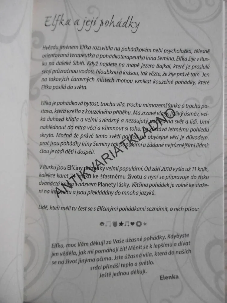 OBCHOD SE ŠTĚSTÍM, IRINA SEMINA, **an