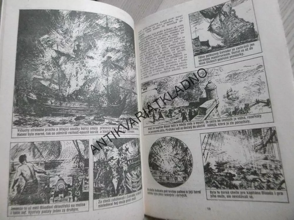 KAPITÁN BLOOD, KOMIKS, **an