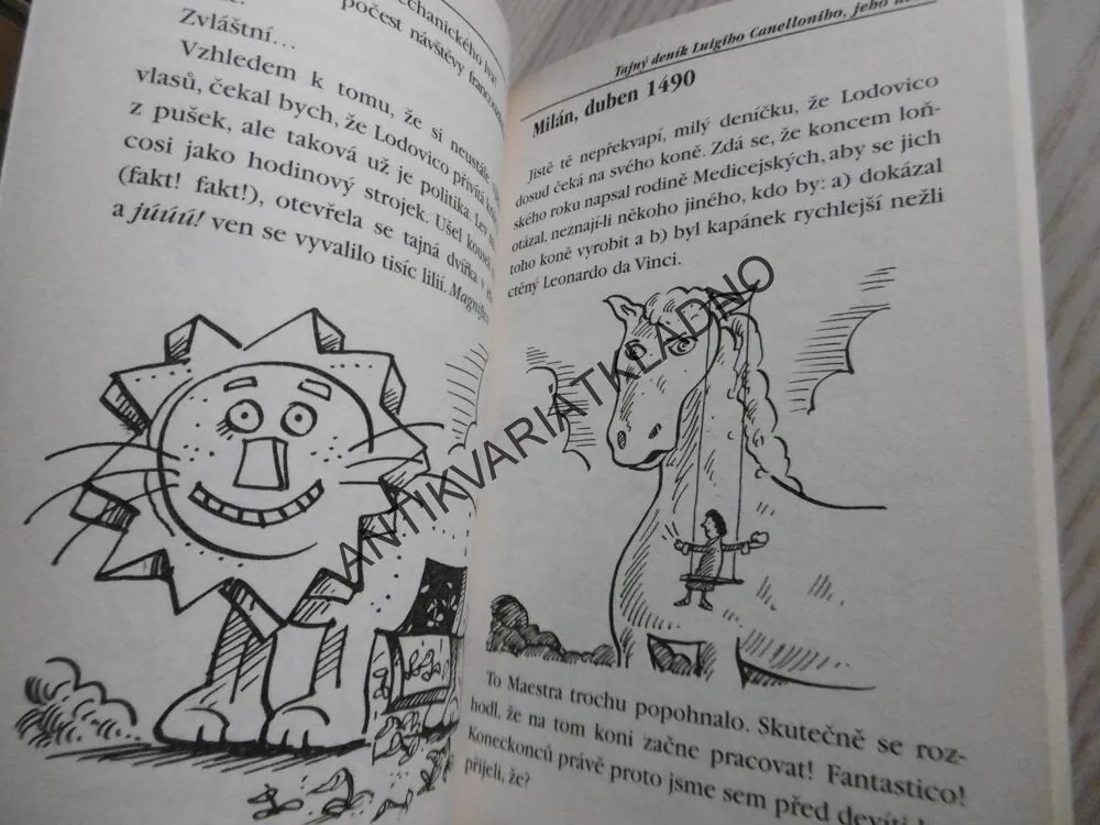 TAJNÝ DENÍK LUIGIHO CANELLONIHO, JEHO UČNĚ, LEONARDO DA VINCI, **an