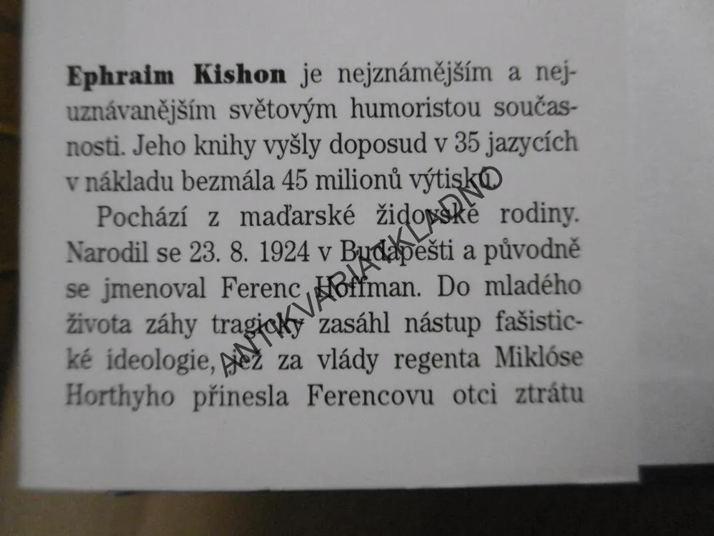 PICASSOVA SLADKÁ POMSTA, VÝPRAVY DO MODERNÍHO UMĚNÍ, EPHRAIM KISHON, **an