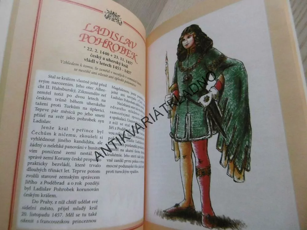 ČEŠTÍ PANOVNÍCI V KOSTCE, KNÍŽATA, KRÁLOVÉ, PREZIDENTI, **an