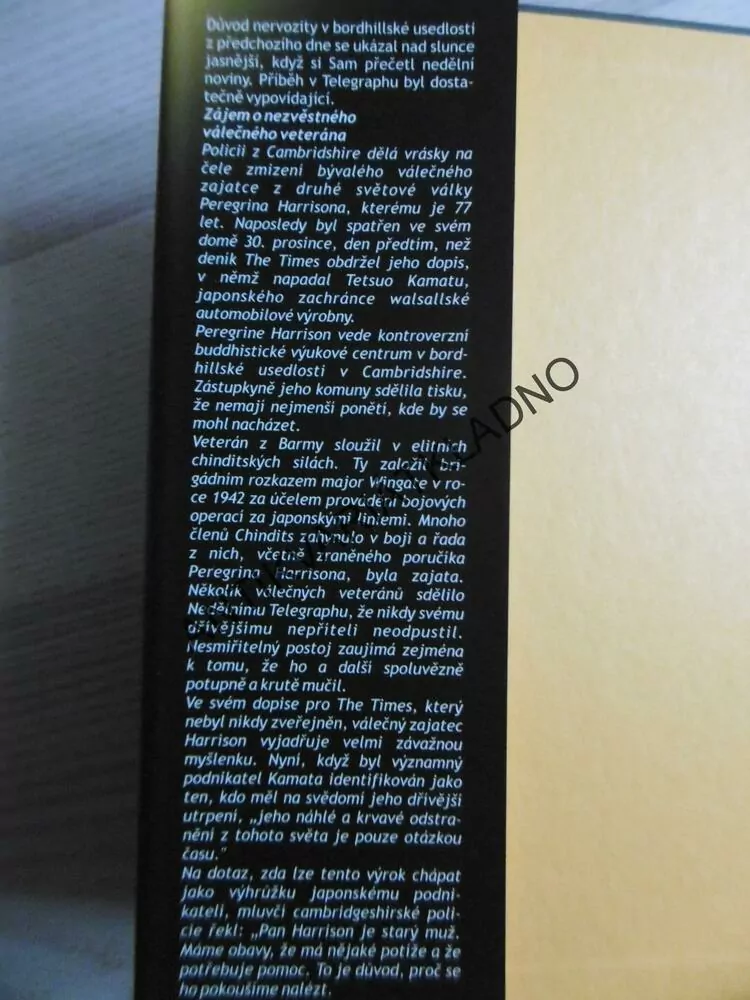 BARMSKÉ DĚDICTVÍ, GEOFFREY ARCHER, **an