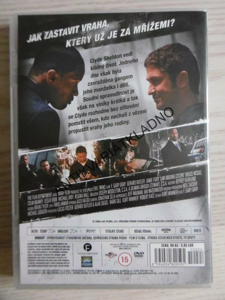 CTIHODNÝ OBČAN, DVD FILM 