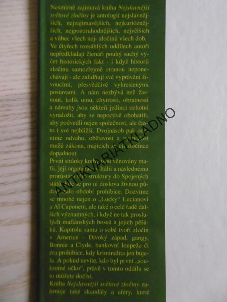 NEJSLAVNĚJŠÍ SVĚTOVÉ ZLOČINY, COLIN, DAMON A ROWAN WILSONOVI, **an