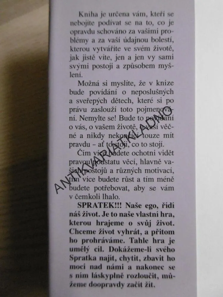 SPRATEK ANEB "A BUDE TO PODLE MĚ", ZDEŇKA JORDÁNOVÁ, **an