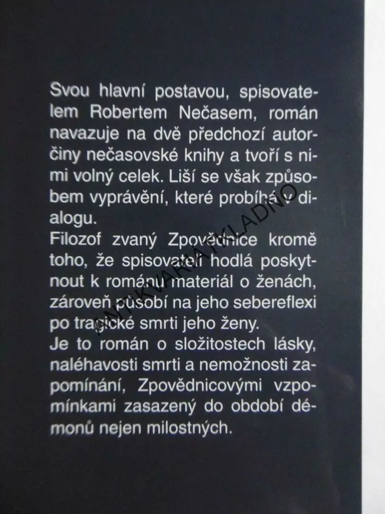 DÉMONI NEČASU, EVA KANTŮRKOVÁ, **an