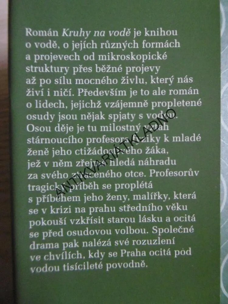 KRUHY NA VODĚ, JAROSLAV KŘÍŽ, **an