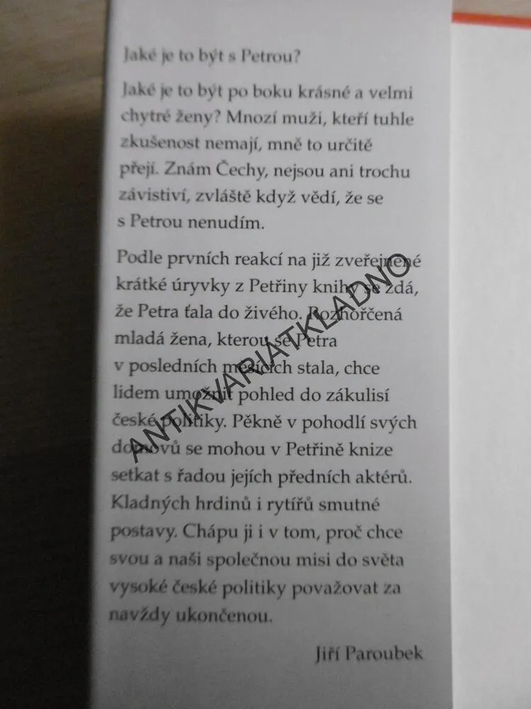 V BOTIČKÁCH OD DIORA, PETRA PAROUBKOVÁ, **an