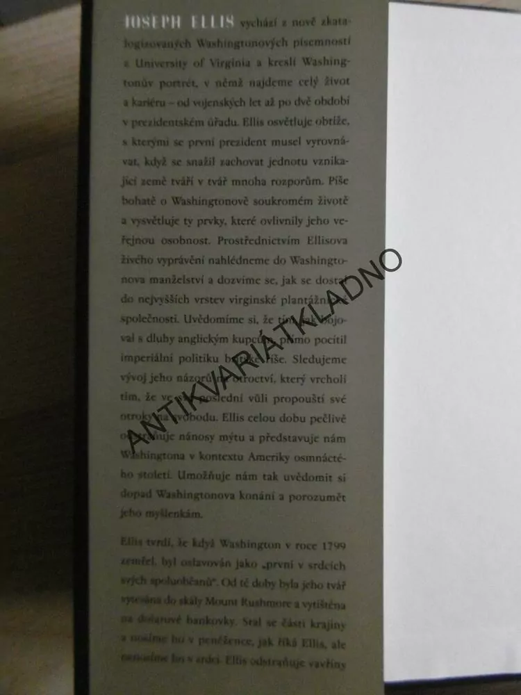JEHO EXCELENCE GEORGE WASHINGTON, JOSEPH J. ELLIS, **an